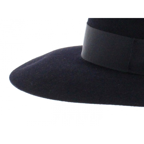 Bogarte Fur Felt Hat Navy Blue Bogarte Fur Felt Hat Navy Blue
