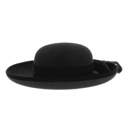Breton hair felt hat