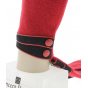 Women's Red Wool & Nylon Gloves - Vincent Pradier