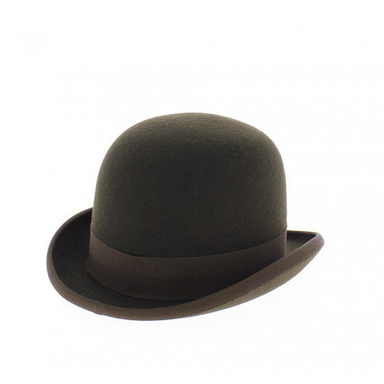 Brown Felt Bowler Hat Cheney - Traclet Brown Felt Bowler Hat Cheney - Traclet
