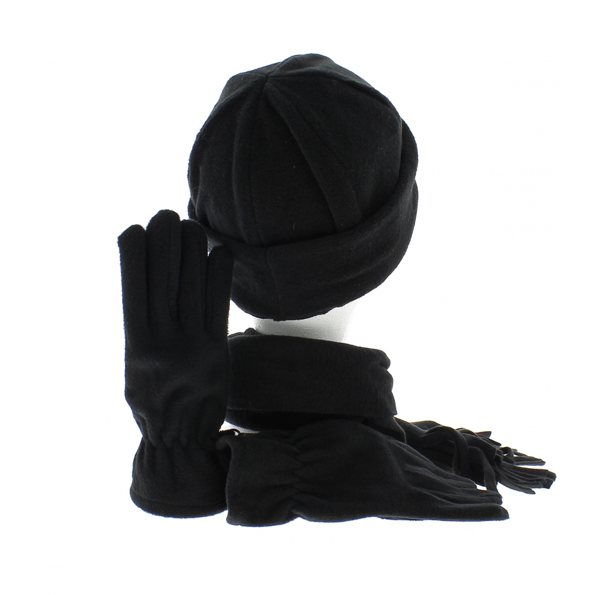 hat scarf and glove set Reference 2102 Chapellerie Traclet