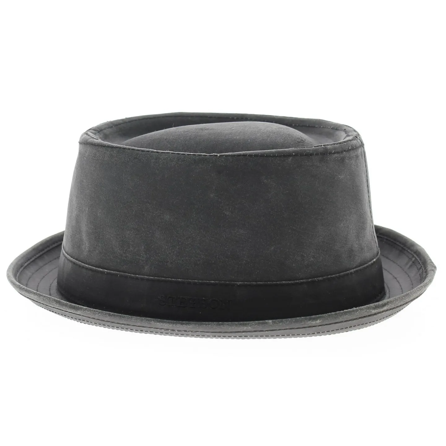 chapeau Odenton noir Pork Pie Stetson - 79 euros - boutique stetson Reference : 4771 | Chapellerie Traclet