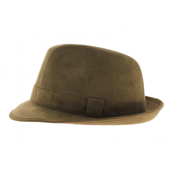 Chapeau trilby - Alcantara noisette Chapeau trilby - Alcantara noisette