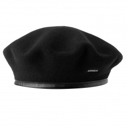 Black Wool Monty Beret - Kangol