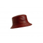 Cassel leather bucket hat