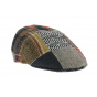 Wool Patchwork domed cap - Guerra