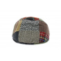 Patchwork Wool Dome Cap - Guerra
