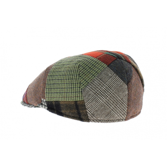 Patchwork Wool Dome Cap - Guerra Patchwork Wool Dome Cap - Guerra