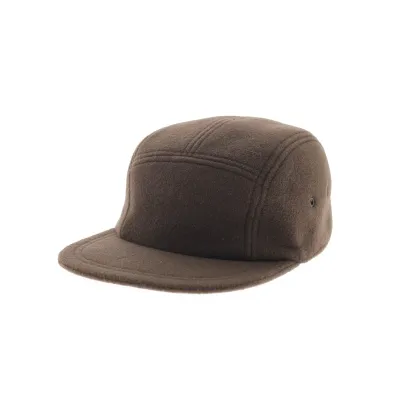 Tristel Brown 5 Panel Cap - winter cap purchase Reference: 208 | Traclet Hat Shop