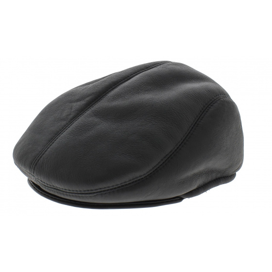 Marian Leather Cap with Ear Flaps Gena Marian Leather Cap with Ear Flaps Gena