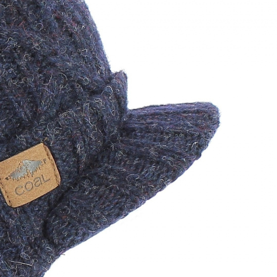The Yukon brim navy beanie cap