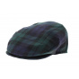 Green and blue Limerick tartan cap
