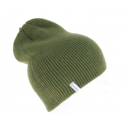 The Frena Beanie olive - Coal