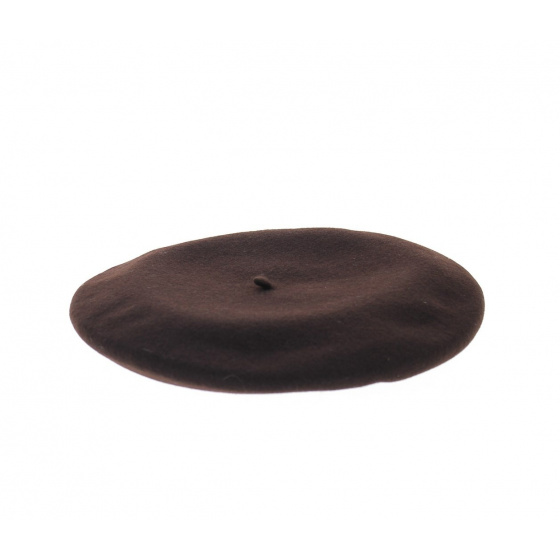 Brown Fina Basque Beret - Elosegui