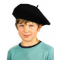 Black child beret