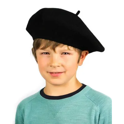 Béret enfant noir