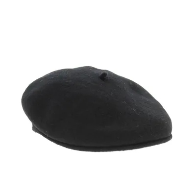 Black cap beret - beret shop Reference: 5043 | Chapellerie Traclet