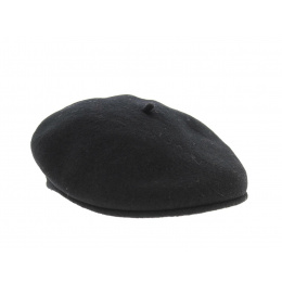 Black cap beret