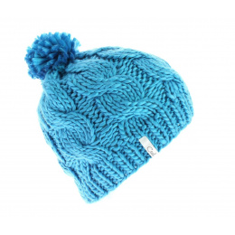 The Rosa blue beanie - Coal