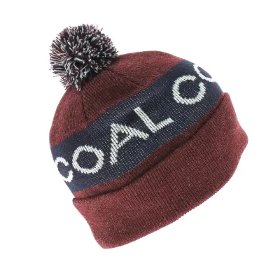 The Team heather burgundy Coal Beanie Reference: 5076 | Chapellerie Traclet