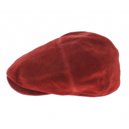 Casquette Ralph Cuir Rouge - Traclet