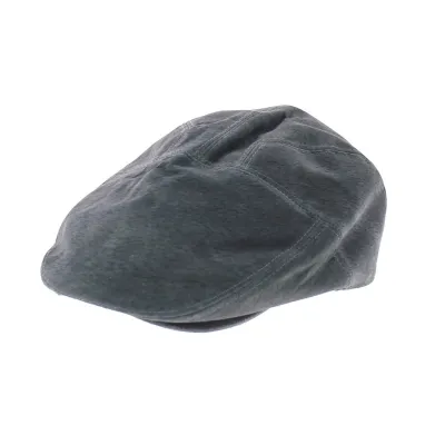 Grey Leather Ralph Cap - Traclet Reference: 5105 | Traclet Hat Shop