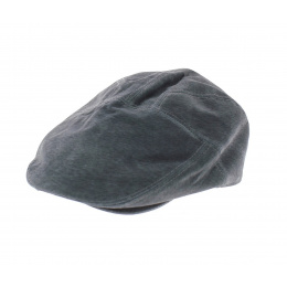 Grey Leather Ralph Cap - Traclet