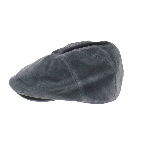 Grey Leather Ralph Cap - Traclet