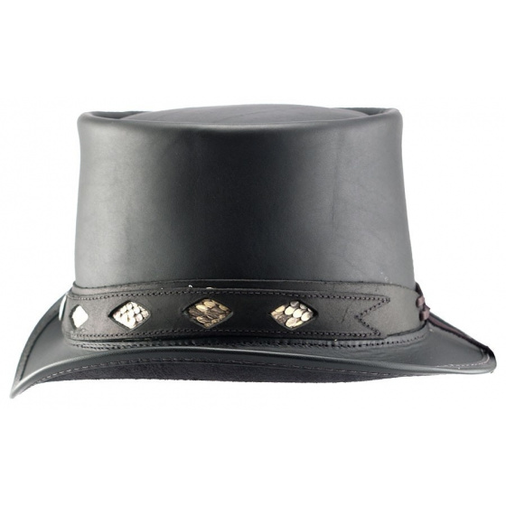 Topper Top Hat - Diamond Inlay Band