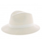 White traveller hat