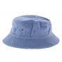 Sky blue cotton bucket hat