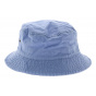 Sky blue cotton bucket hat