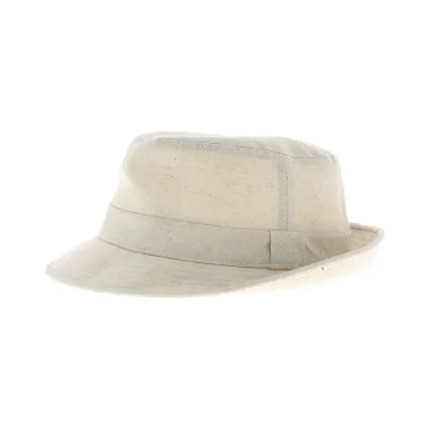 Chapeau Trilby Belgrade Coton Grignan & Toffee - Crambes Reference : 2194 | Chapellerie Traclet