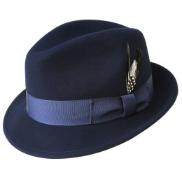 Trilby Tino Hat Navy - Bailey
