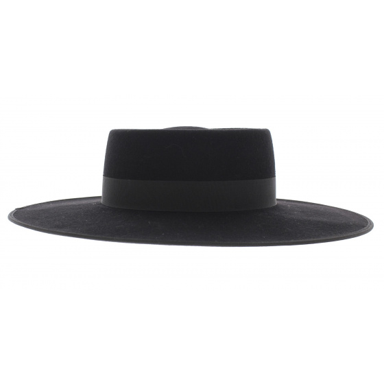 Wide-Brimmed Auvergnat Felt Hat