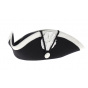 Revolution Tricorn with Silver Trim Black Felt