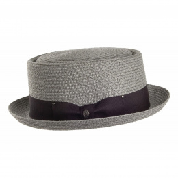 Gray Toyo Pork Pie Hat - Traclet
