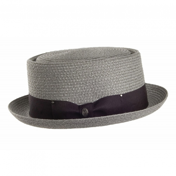 Gray Toyo Pork Pie Hat - Traclet