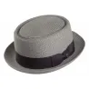 Chapeau Pork Pie Toyo Gris- Traclet Reference : 5179 | Chapellerie Traclet