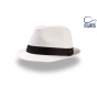 hip hop hat - Chapeau Trilby Petit Hip-Hop Coton Blanc