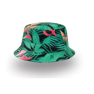 Green Tropical Lisa Bucket Hat - Traclet Reference: 4654 | Traclet Hat Shop