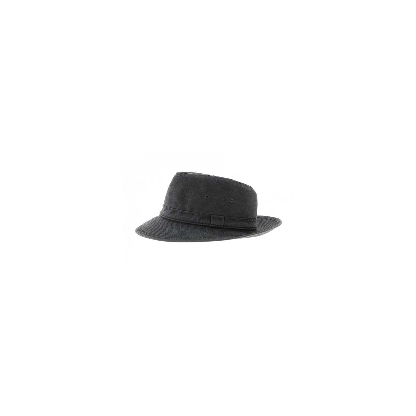 Chapeau fedora coton noir