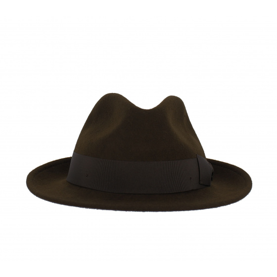 Brown Waterproof Fedora Hat