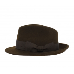 Fedora waterproof brown hat