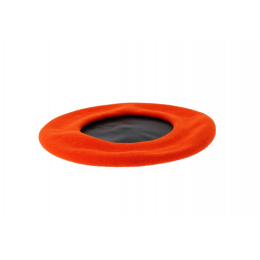 Beret orange fluo - chasseur