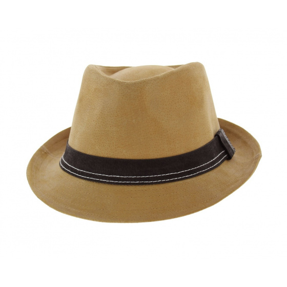 Trilby Hat - Brown Strike