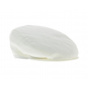 White Cotton Bianca Flat Cap - Traclet