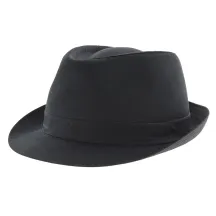 Chapeau Trilby Coton Noir