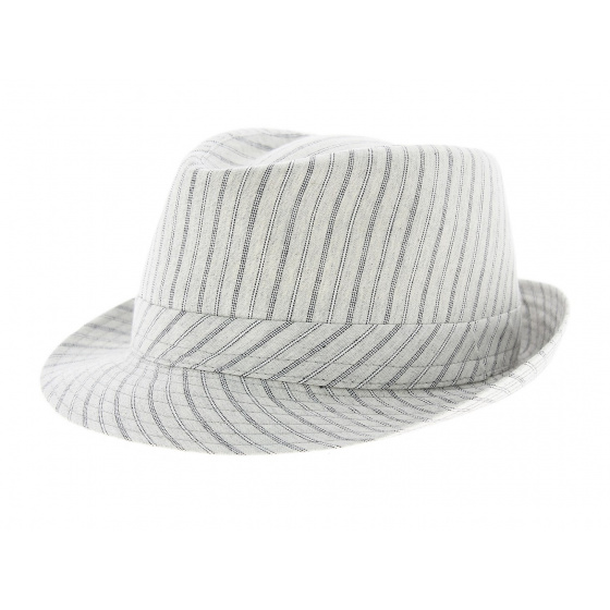 Chapeau Trilby Coton Stripes - Traclet