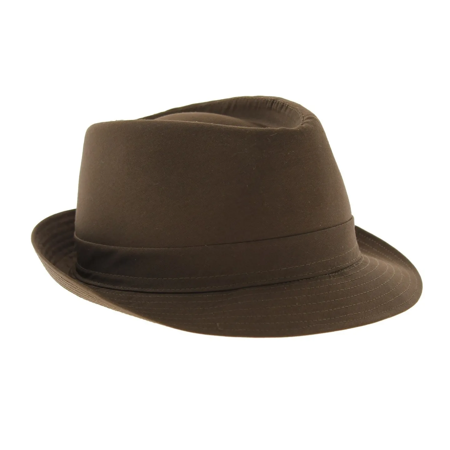Chapeau Trilby Cotton Marron Reference : 5330 | Chapellerie Traclet